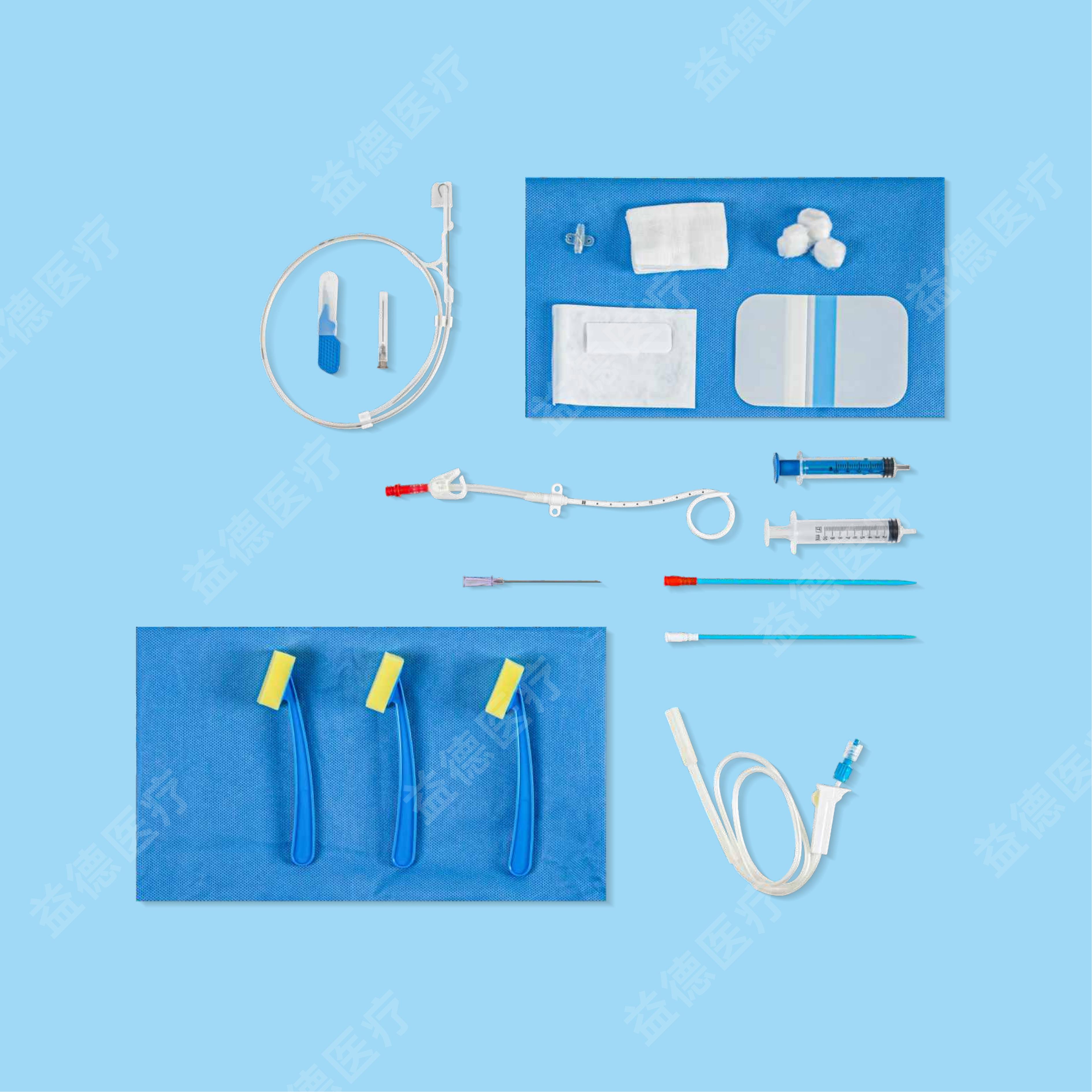 Thoracoabdominal Drainage Catheter Kits